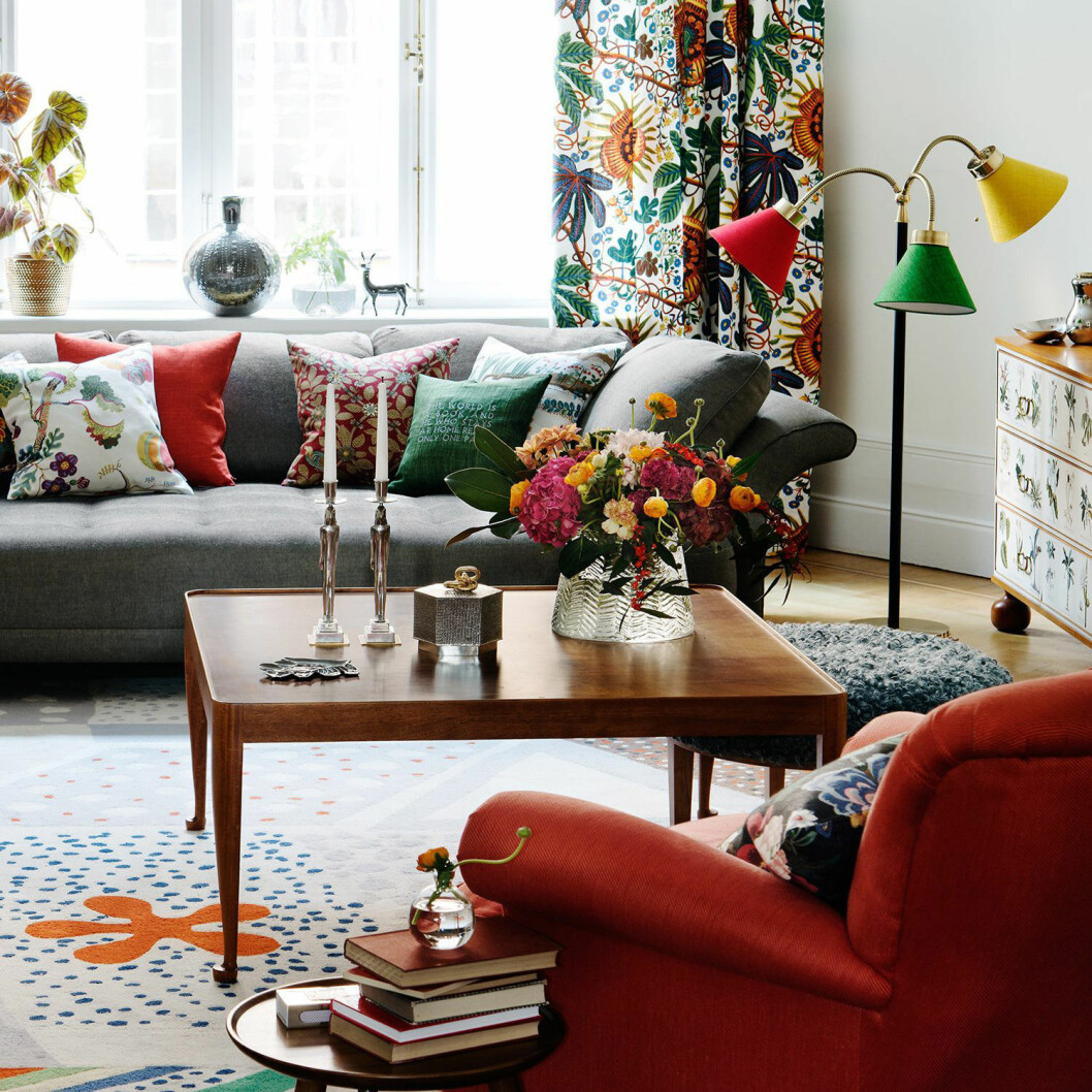 Designklassiker kan vara färgstarka och brokiga