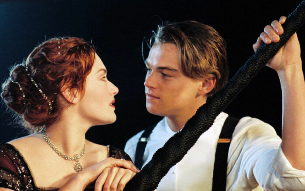 Kate Winslet och Leonardo DiCaprio i Titanic