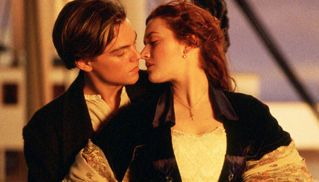Bortklippt scen från Titanic.