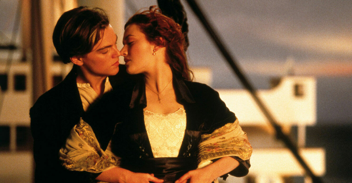 Leonardo DiCaprio och Kate Winslet i Titanic
