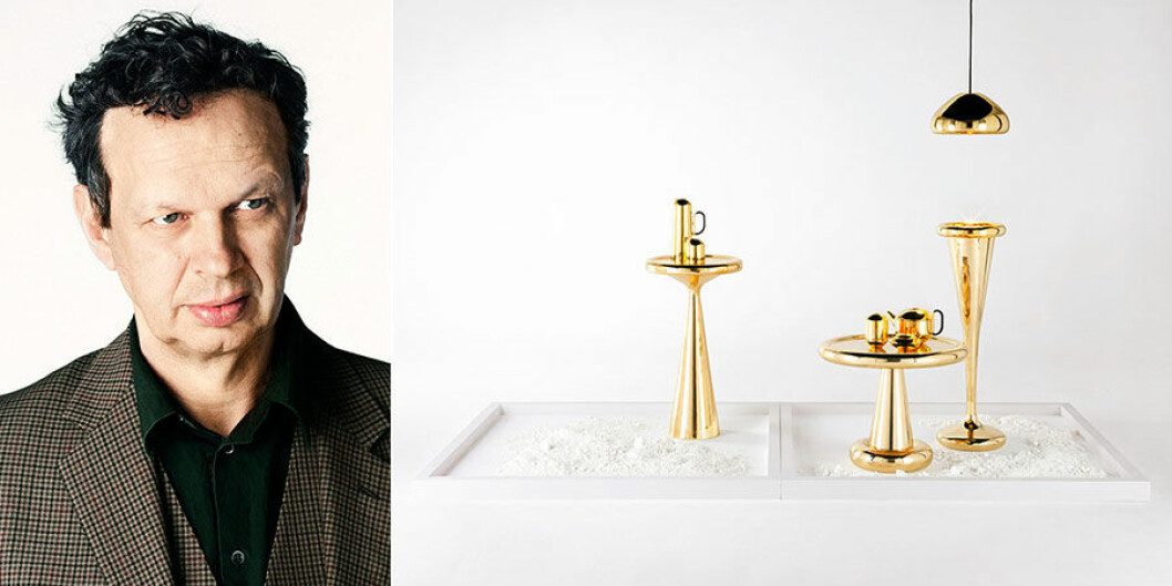 Tom Dixons kollektion Spun i favoritmaterialet mässing. tom_dixon