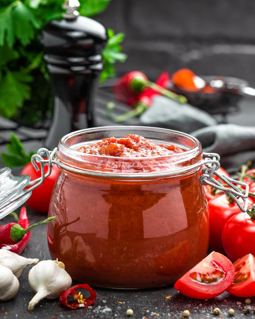 Vegansk tomatsås