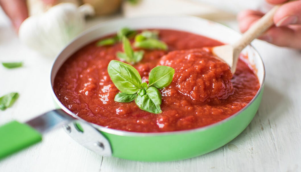 Hemlagad tomatsås. Foto: Shutterstock
