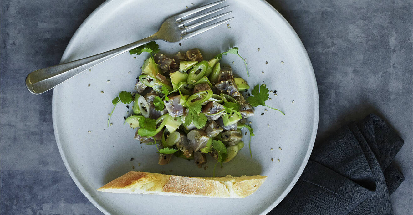 Recept på tonfisktartar med avokado