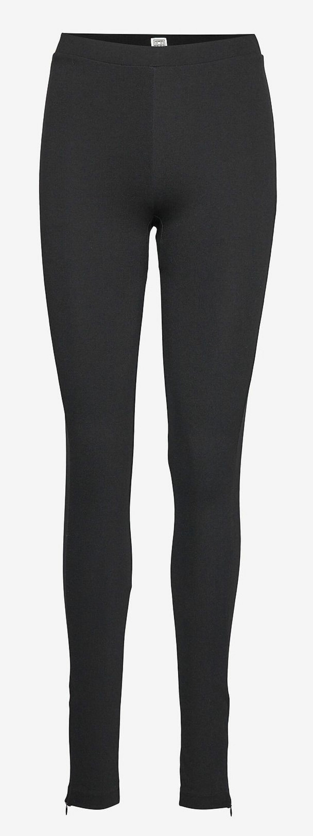 Mjuka och exklusiva leggings från Totême med dekorativ dragkedja nedtill.