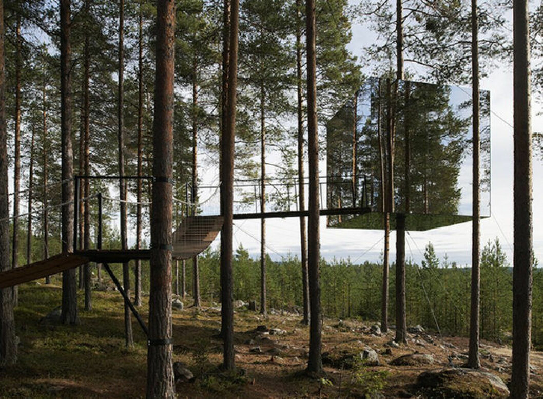 Treehotel, trähotell spa