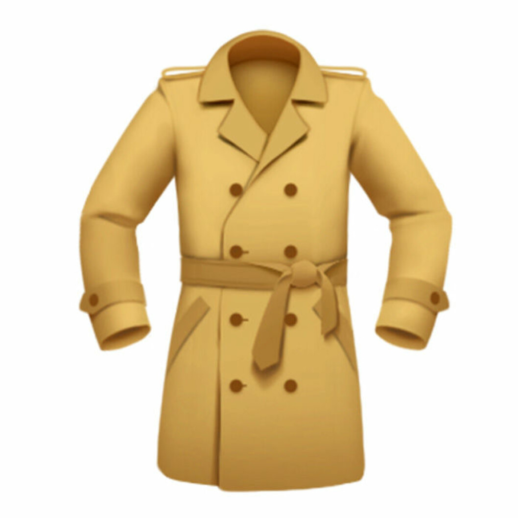 Nya emojis IOS 11, beige kappa.