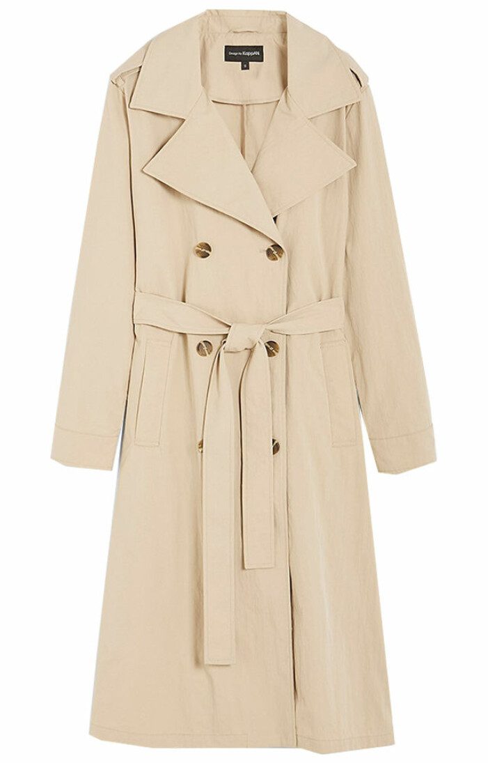 beige trenchcoat