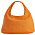 Trendfärg 2022 – orange flätad väska från Nakd
