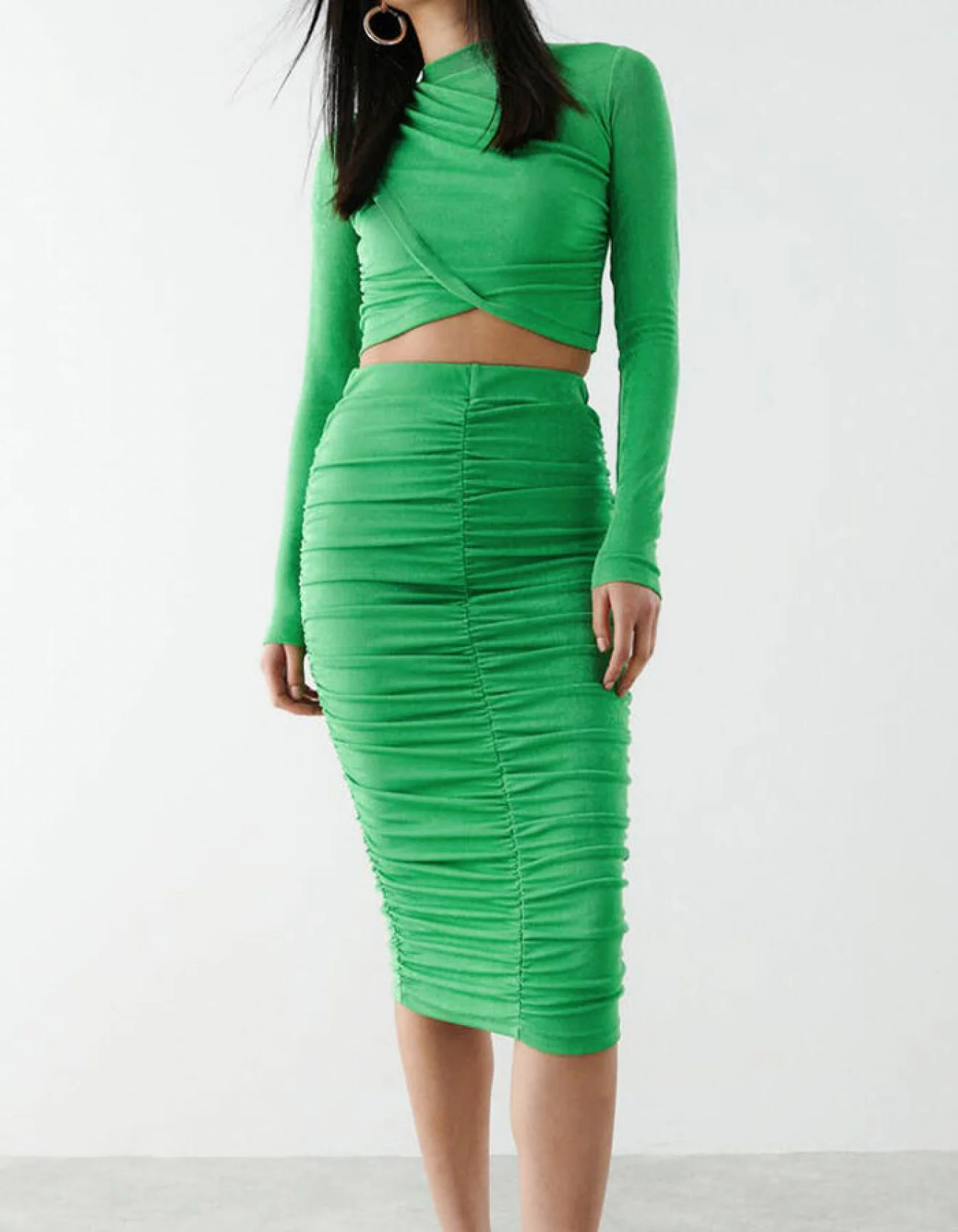 Trendfärg 2022 – grönt matchande set från Gina tricot