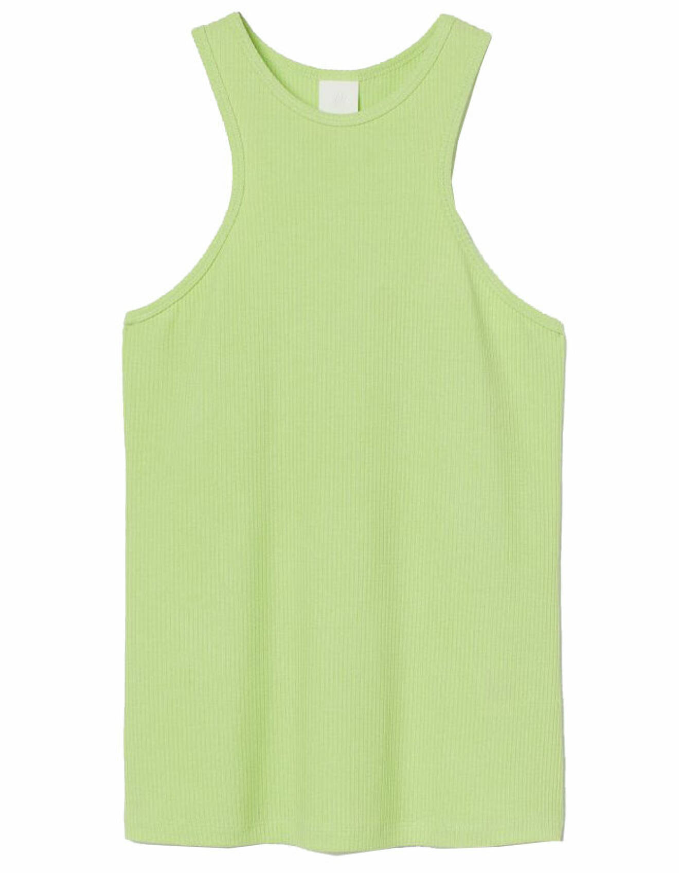 Trendfärg 2022 – limegrönt linne från H&amp;M