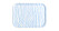 Trendig pastellblåmönstrad bricka från Arket
