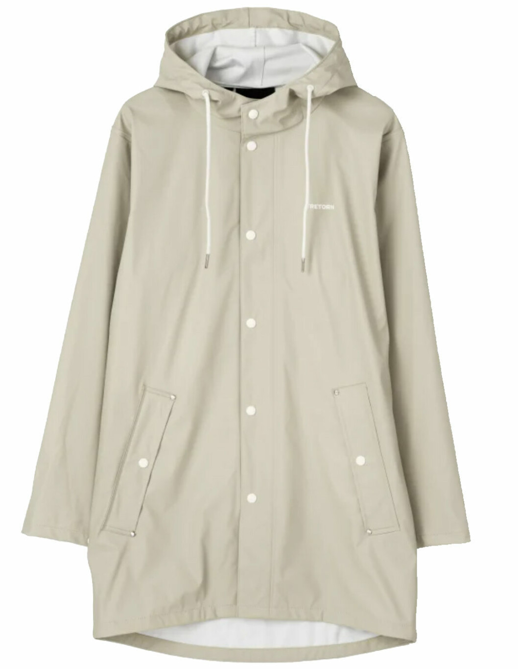 beige regnjacka från Tretorn.