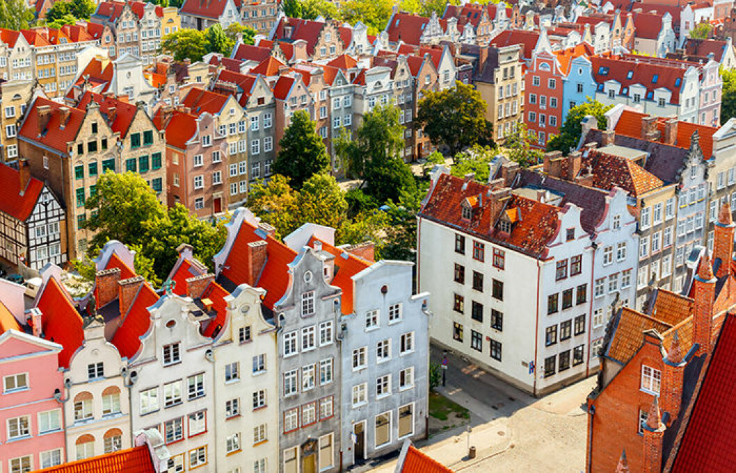 Gdansk i Polen har mycket historia.