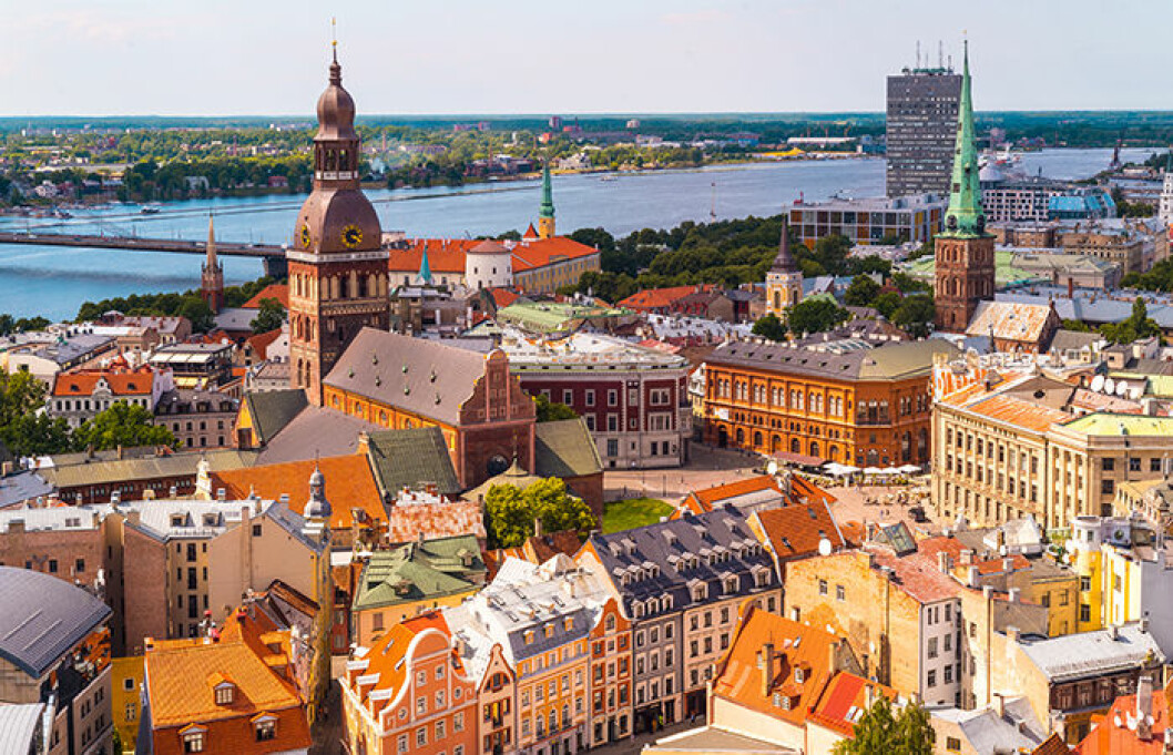 Riga i Lettland är en stad med medeltidskänsla.