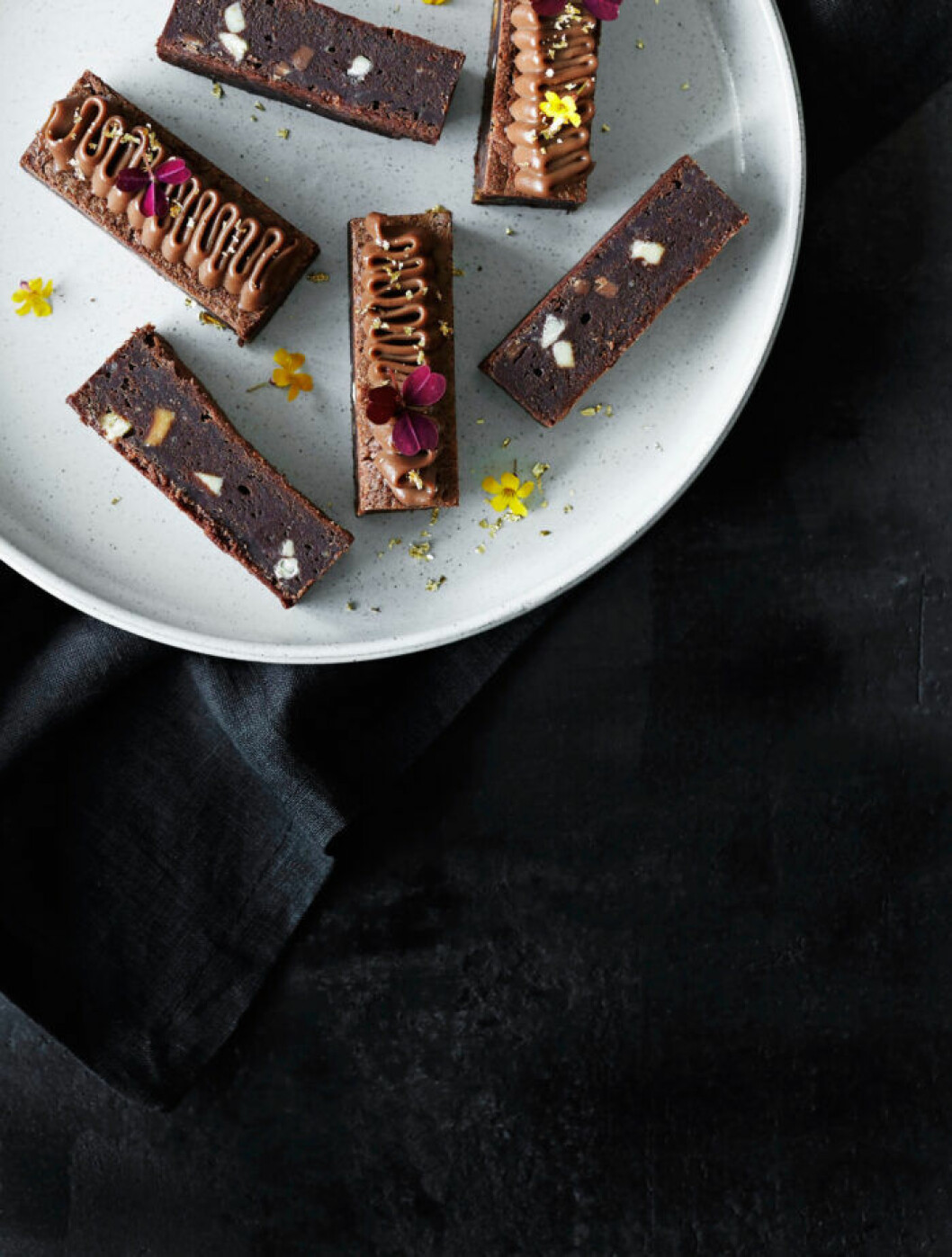 Brownie med kaffe- och mjölkchokladkräm. Recept på brownie med kaffe- och mjölkchokladkräm