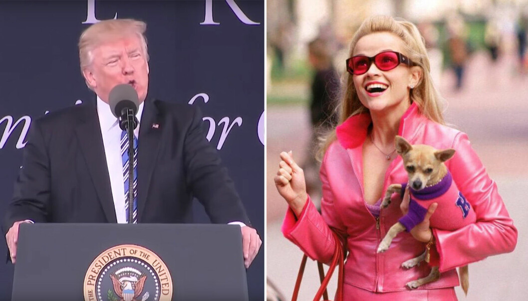 Plagierade Donald Trump just ett tal från Legally Blonde?