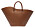 brun väska i skinn i modellen Tulip från Little Liffner