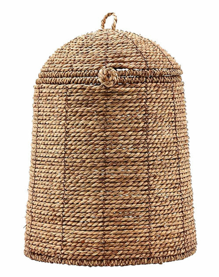 tvättkorg med lock