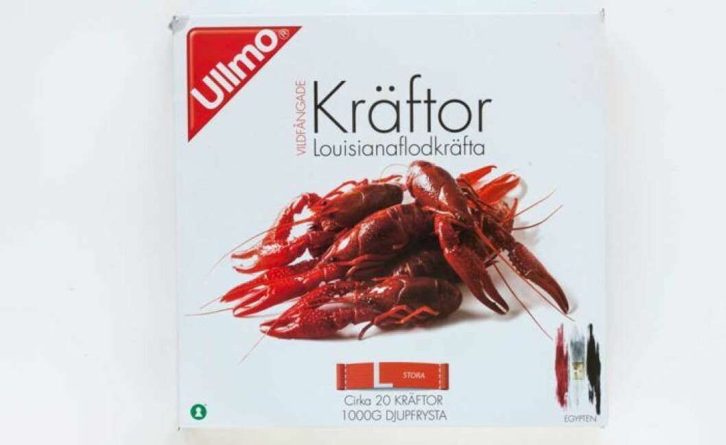Ullmo 20 stora vildfångade frysta louisianakräftor