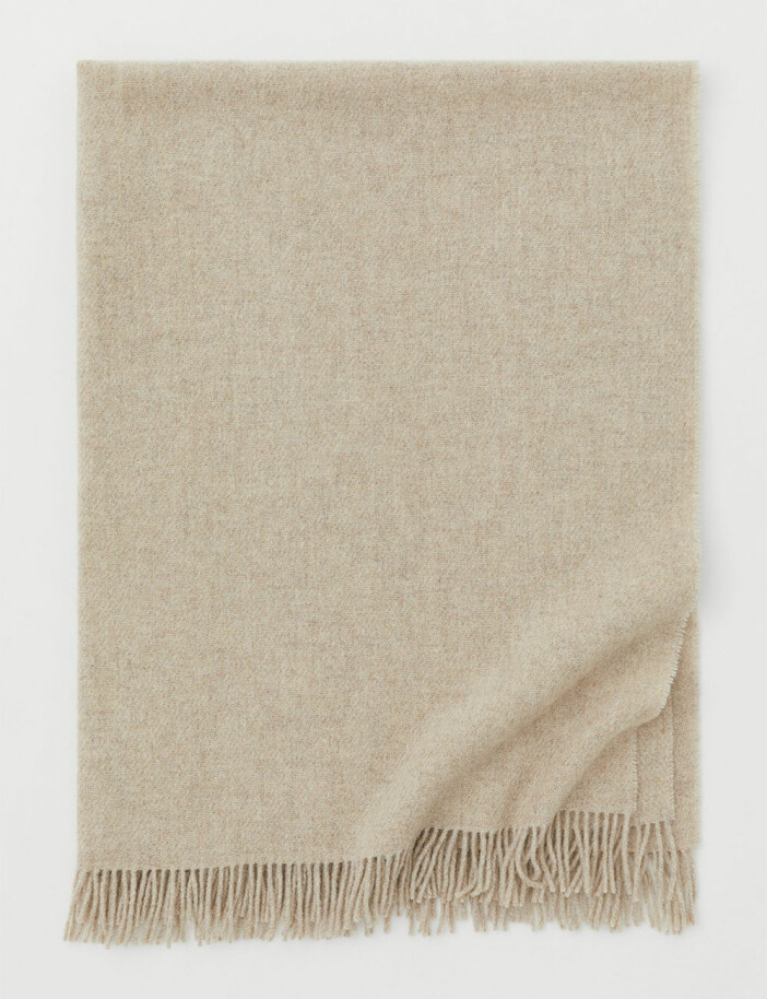 ullpläd från H&M Home