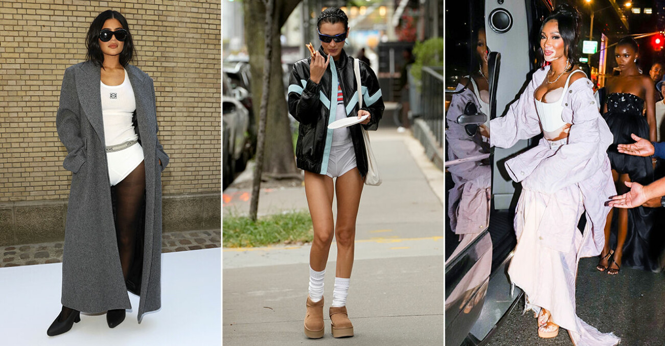 Underkläder i fokus – så bär kändisarna höstens stora trend