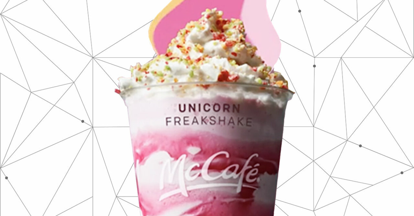 Nu släpper McDonalds unicorn freakshake