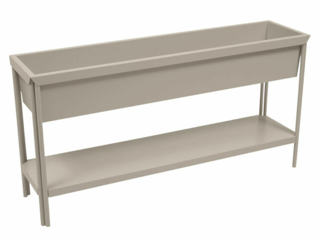 Planteringslåda i beige