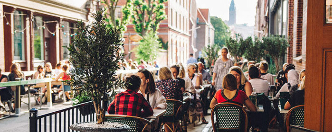 Uteserveringen på Auktionsverket i Göteborg. Uteserveringen på Auktionsverket i Göteborg.
