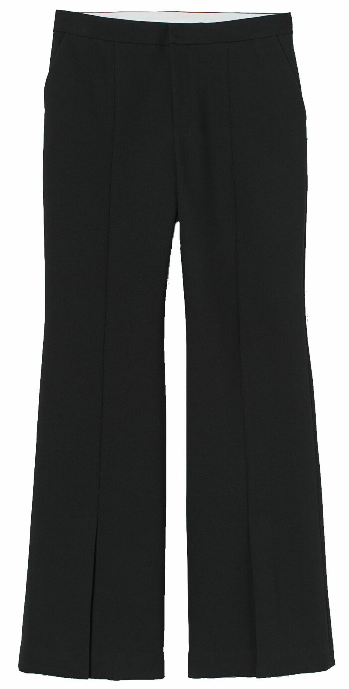 Utsvängda kostymbyxor från H&M.
