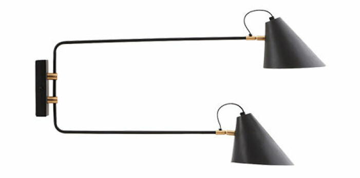 vägglampa med två armar