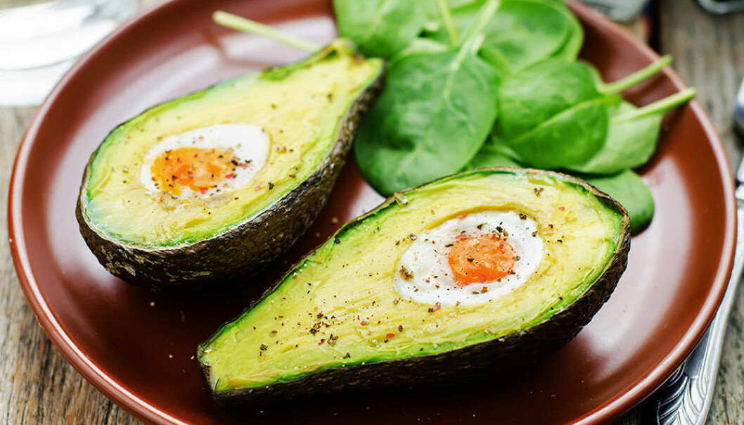 Testa bakad avokado med vaktelägg!