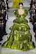 Valentino Haute Couture SS19, olivgrön volangklänning.