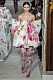 Valentino Haute Couture SS19, kort puffklänning med blomster.