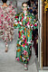 Valentino Haute Couture SS19, grön blomsterklänning.