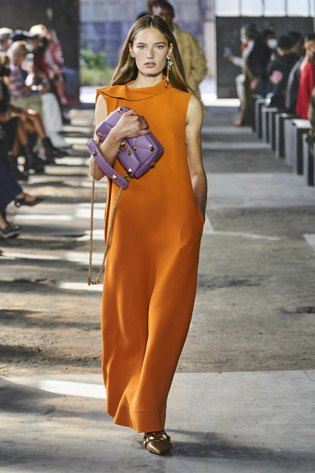 Valentino orange look SS21