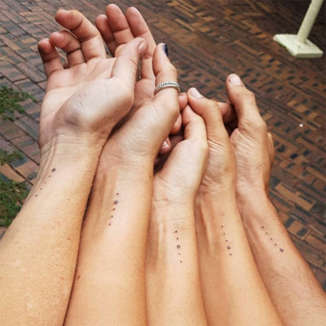 Foto: <a href="https://www.instagram.com/p/BOUMY6EgwFV/?utm_source=ig_embed" target="_blank" rel="noopener">@kellie237/Instagram</a> Familjetatuering