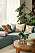 Vårnyheter på H&amp;M Home 2022, grön soffa