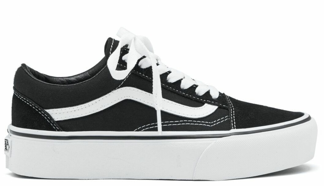 Svart/vita Vans