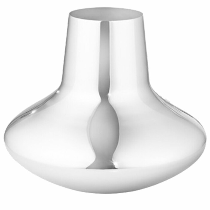 silverfärgad vas från Georg Jensen