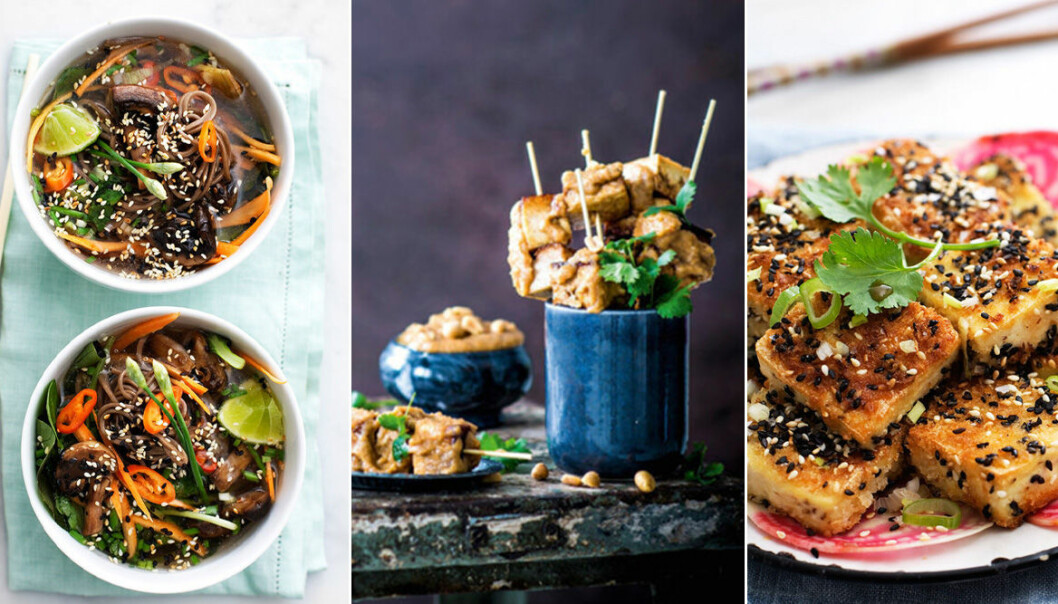 Vegetarisk och vegansk helgmat med asiatiska smaker