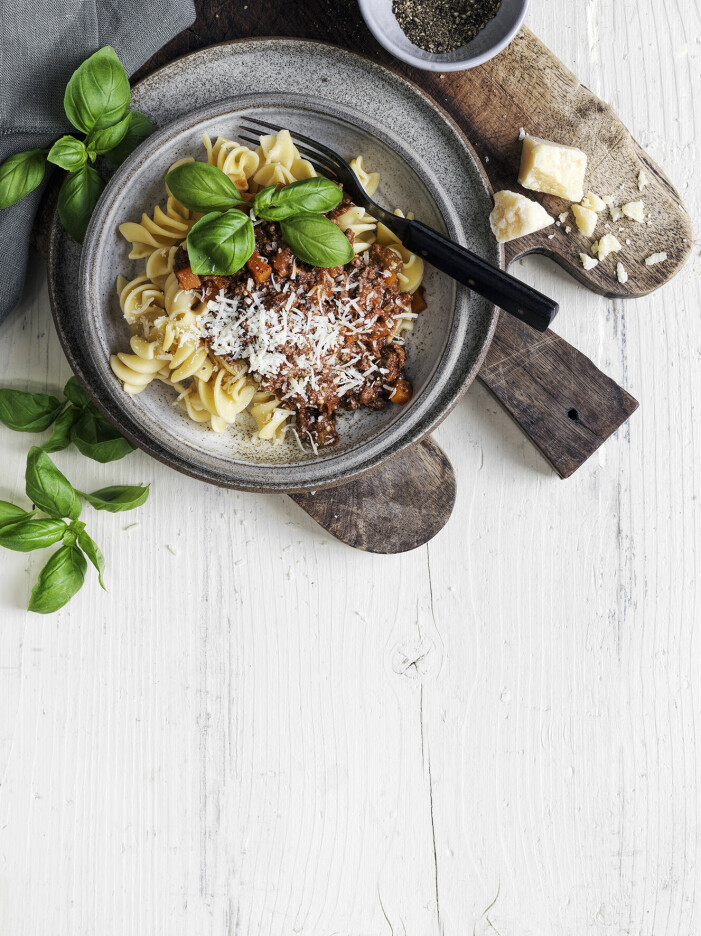 Så lagar du en mustig pasta vegobolognese