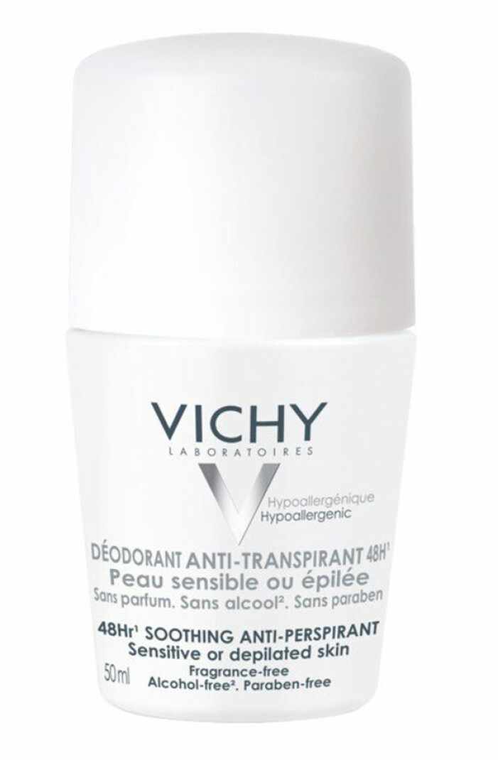 mild oparfymerad deodorant från vichy