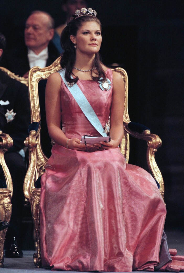 Kronprinsessan Victoria på Nobel 2000