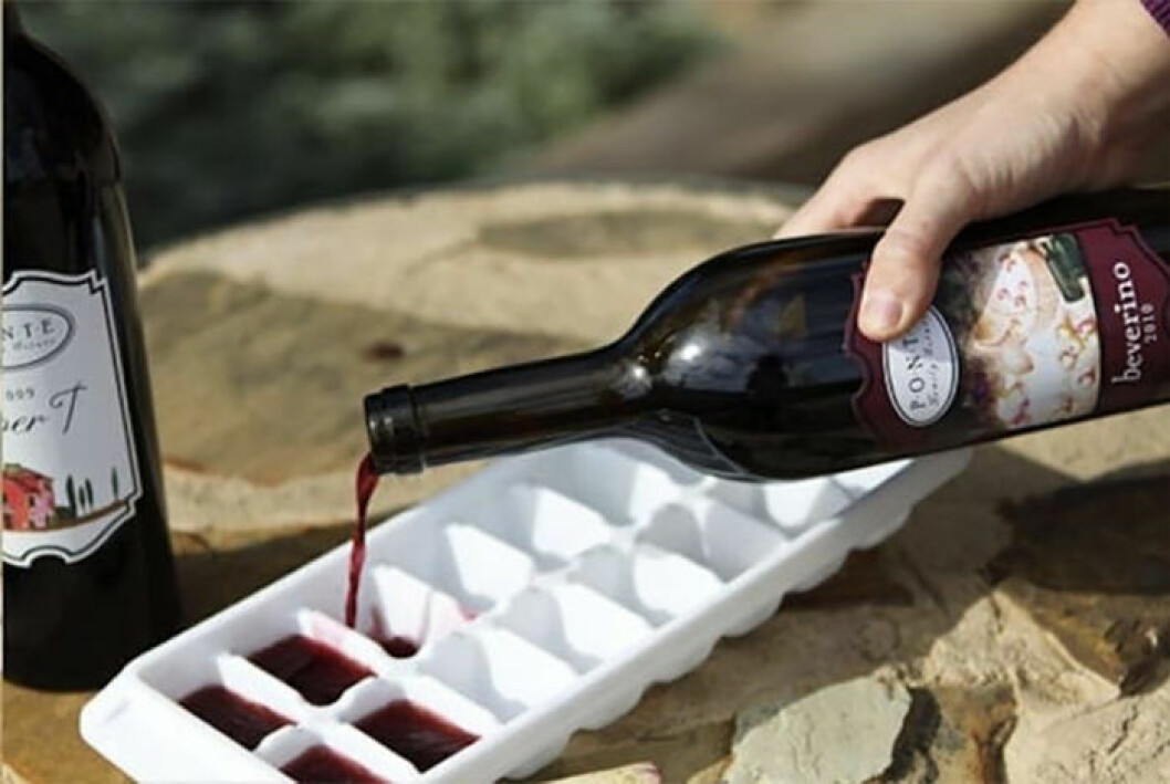Frys in vinet som blev över! Via: <a href="https://blog.pontewinery.com/a-little-wine-left-over/" target="_blank" rel="noopener">blog.pontewinery</a> Frys in vinet som blev över!