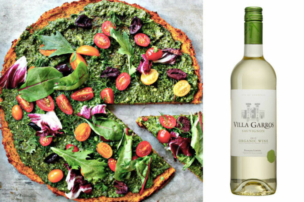 Vegetarisk pizza + Sauvignon Blanc. Vegetarisk pizza + Sauvignon Blanc.