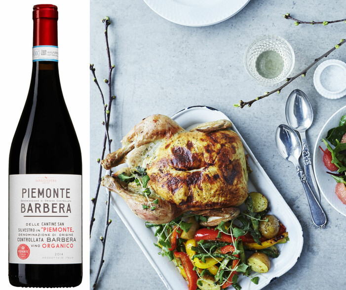 Vårkyckling med Barbera.