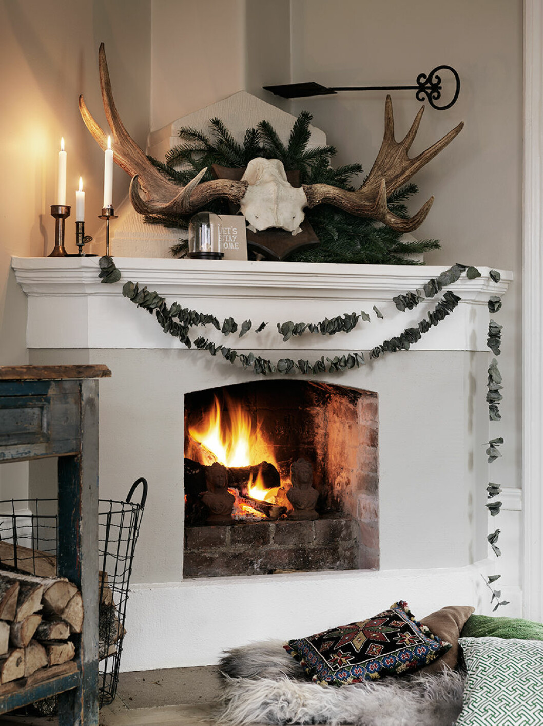 En brasa höjer julstämningen