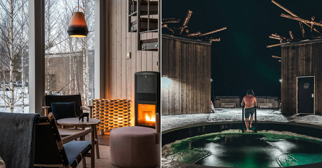 vinterweekend på lyxhotellet Artic Bath i Harads i Sverige