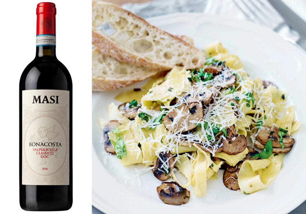 Masi Valpolicella Bonacosta passar till pasta. Masi Valpolicella Bonacosta passar till pasta.
